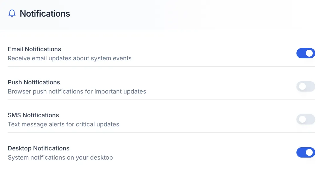 Notification System